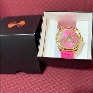 Michael Kors Gold and Pink Women's Watch